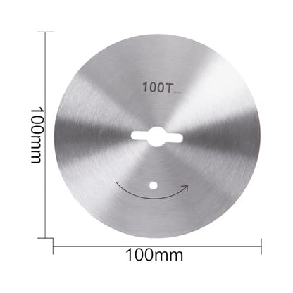 100Mm Shawarma Knife Electric Kebab Slicer Replacement Blades For Doner Kebab Gyro Slicer (Round Blade) - color: Round Blade