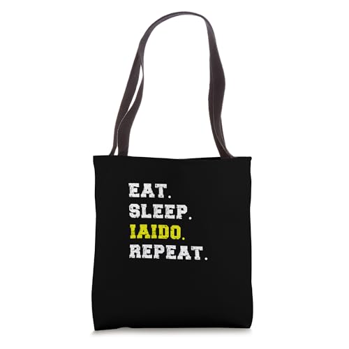 Iaido Instructor / Iaido Student / 'Eat Sleep Iaido Repeat!' Tote Bag