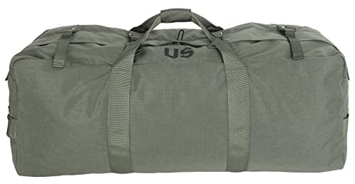 USGI Industries Military Style Deployment Duffel Bag for Camping, Hiking & Travel - color: Sage