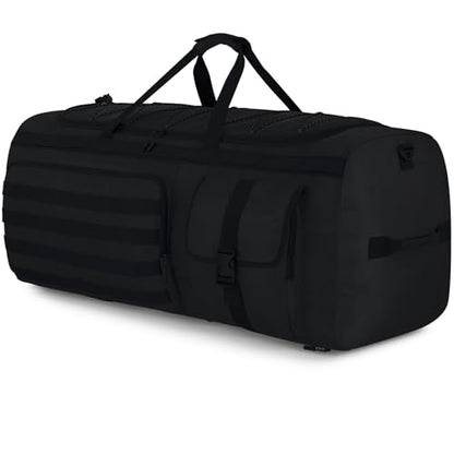 Gonex 130L Extra Large Duffel Bag, Convertible Travel Duffle - color: Black, size: 130L