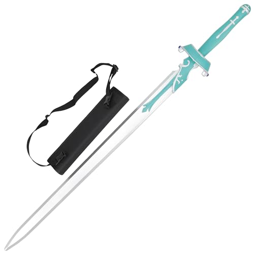 Armory Replicas™ Green Foam Rapier Sword – 42.9" with Nylon Case Lightweight PU Blade with Solid Core for Cosplay & LARP - style: Sword & Belt 1