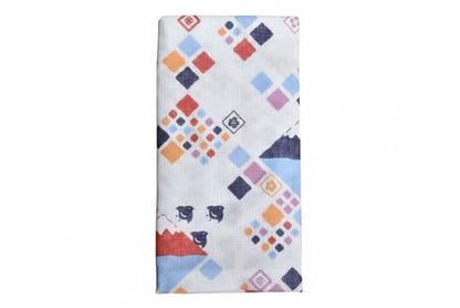 Japanese Gauze Tenugui Towel – 100% Cotton Made in Japan – Quick Dry, Soft & Lightweight Kitchen Tea Towel, Face & Hand Towel for Travel, Gym and Daily Use (1, Chidori Fuji Pattern Blue, Medium) - color: Chidori Fuji Pattern Blue
