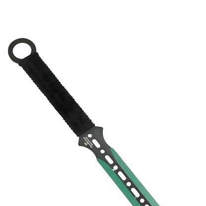 Snake Eye Full Tang Tactical Blade Katana/Ninja Sword/Machete/Throwing Knife, 27-Inch. - color: Green