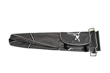 LEONARK Fencing Draw-bar Wheel Bag for Epee Saber and Foil - Hema Sword Bag Trolley Case for Fencing Suit and Mask - color: Wheeled Gray