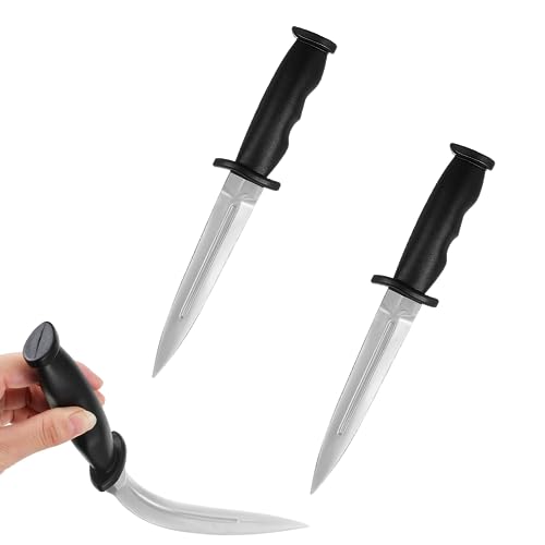2 PCS Rubber Training Knife, Martial Art Practice