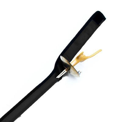 LEONARK Fencing Sword Sling Shoulder Bag for Foil Epee and Saber - Hema Longsword Bag Cover Case for Fencing Weapons - style: Blade Bag-black