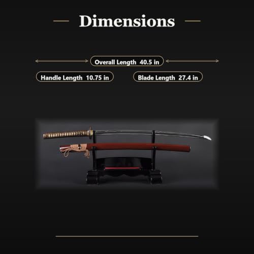 1045 Katana, Hand Forged Full Tang Japanese Sword | Classic Tsuba Series - color: Coin
