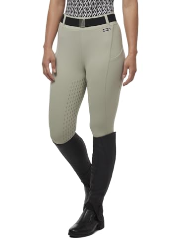 Kerrits Women's Coolcore Full Leg Grip Horse Riding Tights - color: Sand, size: Small