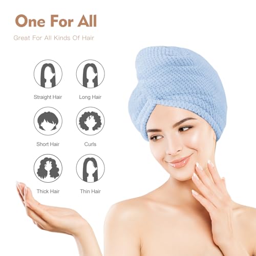 Stocking Stuffers for Women Teen Girls Microfiber Hair Towel for Women