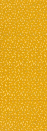 KOMESICHI irodori Japanese Traditional Towel Tenugui Hyōtan12.99 x 34.64 in with Tenugui Iroha (English Manual) - color: Hyōtan