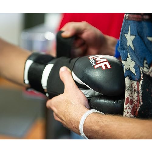 Ringside IMF Tech Hook and Loop Boxing Training Sparring Gloves - color: Red, size: 16-Ounces