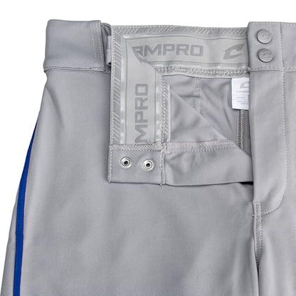 Champro Boys Triple Crown 2.0 Baseball Knickers with Braid - color: Grey, Royal, size: X-Small