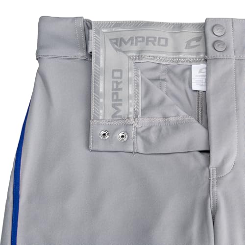 Champro Boys Triple Crown 2.0 Baseball Knickers with Braid - color: Grey, Royal, size: Medium
