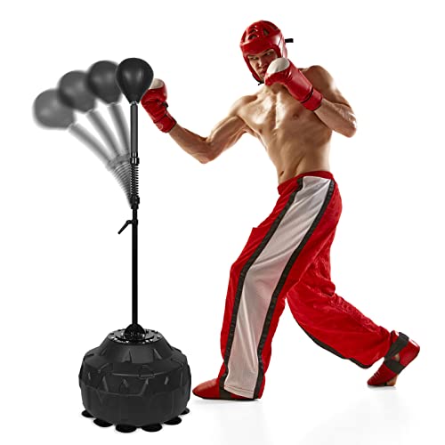 INNOLIFE Boxing Speed Trainer with Thick Base & Reinforced Spring