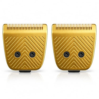 2 Pack Trimmer Replacement Blades compatible with Manscaped Lawn Mower 5.0 - color: 2 packs Gold Blade