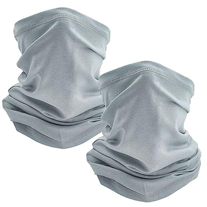 TICONN Neck Gaiter for Men Women, Cooling Bandana Face Mask Cover Gator - color: 2 Chiseled Stone, style: Quick Dry