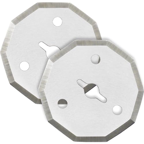 S&F STEAD & FAST Replacement Blade for Cordless Electric Scissors, 2 Pack, compatible with Worx WX082L WX081L WX080L RC2600K RC2601 RC2602 WX2300 and many other rotary cutters