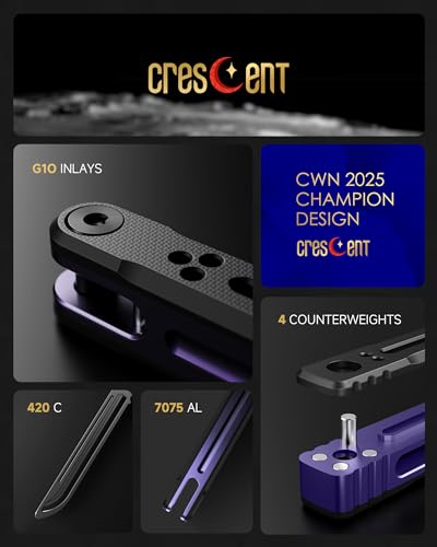 Nabalis Crescent -Balisong Trainer Butterfly Knife - color: Silver