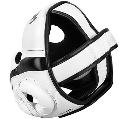 Venum Elite Headgear - color: White/Black