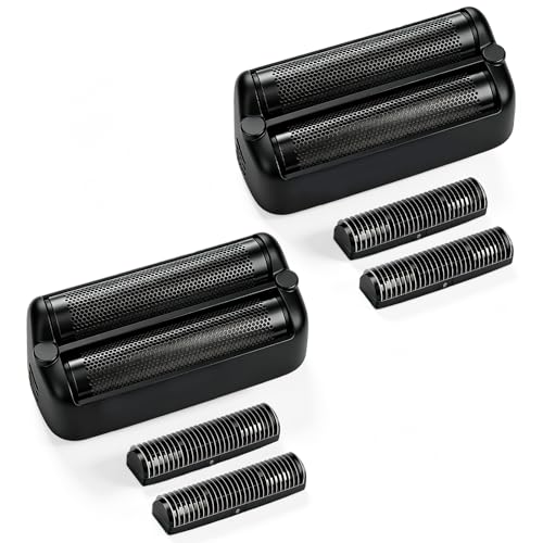 Foil & Cutter Replacement Compatible with BaBylissPRO FXONE, Black, 2 Pack - color: Black