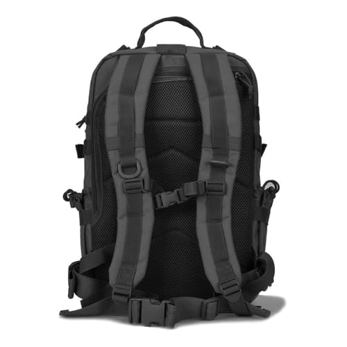 REEBOW GEAR Travel Tactical Backpack Outdoor 3 Day Rucksack Bag for Men - color: 09 Black