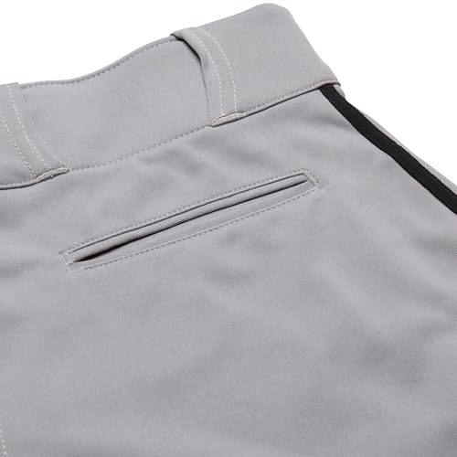 Champro Boys Triple Crown 2.0 Baseball Knickers with Braid - color: Grey, Black, size: Medium