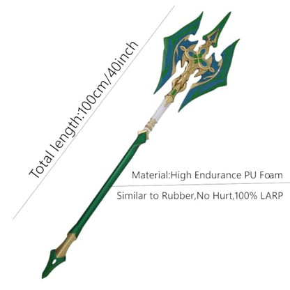 Halloween Prop Cosplay Sword Feixiao Axe,40" Feixiao Axe PU Foam Swords Weapons Party Costumes Accessories Yanqing Sword Birthday Gifts