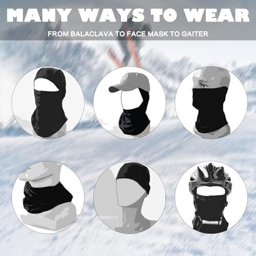 Achiou Ski Mask Balaclava Shiesty, Cooling Ice Silk Motorcycle Face Cover - color: Blue