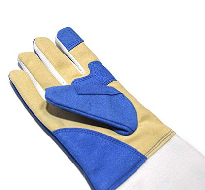 LEONARK Fencing Gloves Foil Epee Saber - Mittens Fencing Match Bout Practice - Professional Fencing Gear Fencer - 1 Pack (Basic Right, M) - size: Medium
