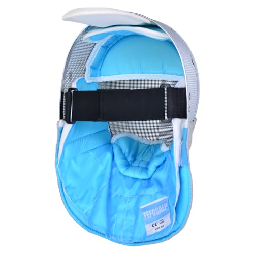 Sabre Fencing Mask - 350N Mask with Removable Lining - CE Certified Sabre Fencing Helmet - color: Removable Lining, size: X-Small(SL)