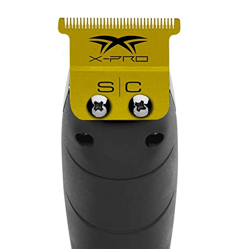 StyleCraft Replacement Hair Trimmer Blade Cutter Set Professional Grade - color: X-pro Precision Gold Titanium - the One Precision Black Diamond