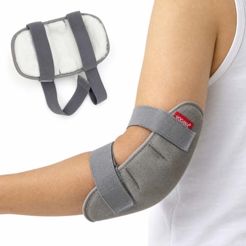 Vogana 2 Pcs Plush Elbow Protector Pads Soft Breathablefor Office Home Elderly Care and Medical Institutions for People Weighing 130-230 Pounds Long Style Gray L - color: Long Gray, size: 2 Pcs (L130-230 Pounds)