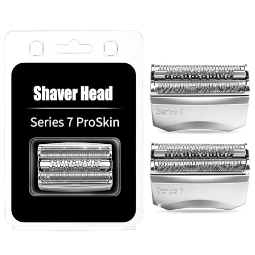 2Pack Series 7 Replacement Head for Braun Series 7 Foil Shaver Replacement Heads Compatible with 70s Replacement Compatible with Series 7 Shavers 70s 720,750CC, 760CC,790CC,9565 Foil Shaver