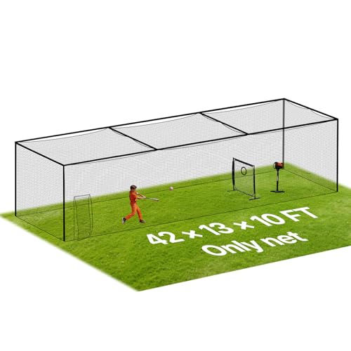 VEVOR Batting Netting,Training Net for Softball Baseball Batting Hitting - size: 42 FT ONLY NET