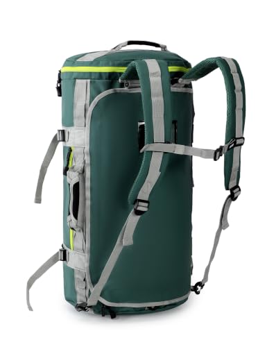 MIER Large Duffle Bag Backpack for Travel Camping Gym Sports, 45L/60L/90L - color: Green, size: 45L