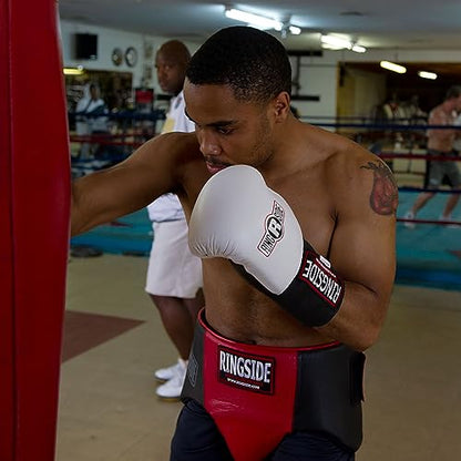 Ringside IMF Tech Hook and Loop Boxing Training Sparring Gloves - color: Black, size: 16-Ounces