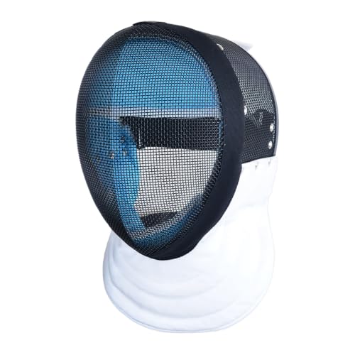 Epee Fencing Mask - 350N Mask with Removable Lining - CE Certified Epee Fencing Helmet - color: Removable Lining, size: X-Small(SL)