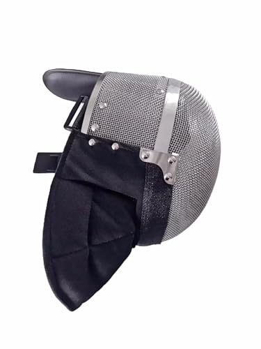 ASAki LV2 CE1600N Hema Fencing Mask,Constructed of Stainless Steel,with Full Coverage Lining,Breathable and Adjustable. - size: Large