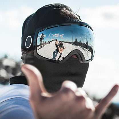 Achiou Ski Mask for Men and Women, Lightweight UV Balaclava Face Cover - color: All Terrain Camouflage