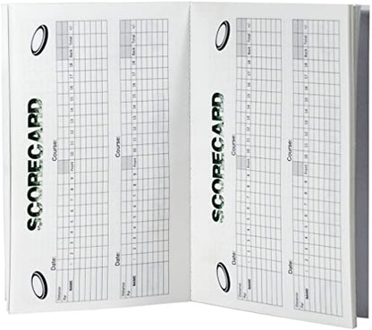 Disc Golf Scorekeeper Notebook, 110 Rounds for 6 Players, Perfect Bound