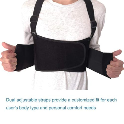 Solmyr Rib and Chest Support Brace, Broken Rib Brace, Breathable Rib Belt for Sore or Bruised Ribs Support, Sternum Injuries, Dislocated Ribs Protection, Pulled Muscle Pain (S) - size: Small (Pack of 1)