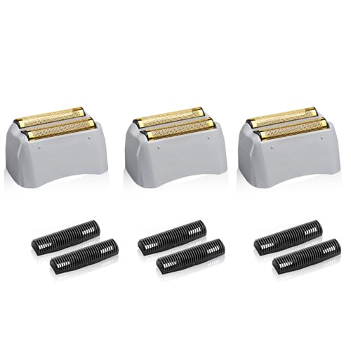 Shaver Replacement Pro Foil & Cutter,Compatible with andis TS-1 Shaver Head - color: Golden 3 Pack