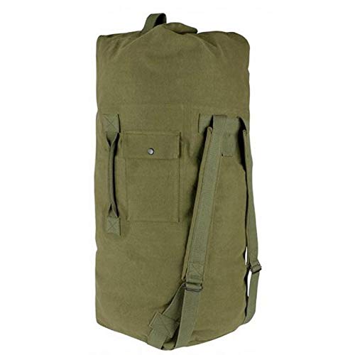 Farm Blue Brand "The Legend" Military Style GI Duffle -A BEST 2 Strap Backpack Style XLarge Duffe-Mil Spec 18oz Canvas -4 Tactical Gear to Dorm -Summer Camp or Laundry Bag - 22" x 38" OD Green - color: Olive Drab