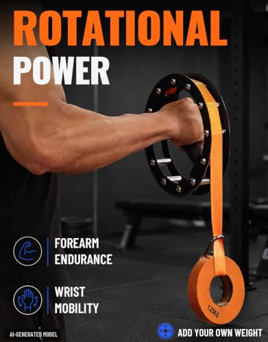Fitarc Forearm Wrist Strengthener Grip Strength Trainer - color: Forearm Rotator With Band