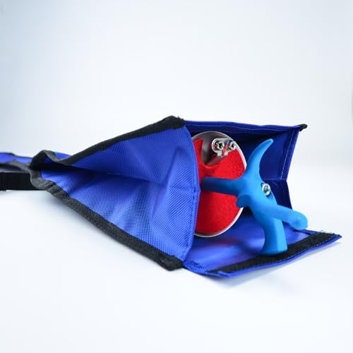 Fencing Bag - Sling Shoulder Fencing Sword Bag for Foil Sabre and Epee - Thickened Fencing Weapons Bag - color: Blue