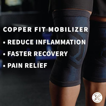 Copper Fit Mobilizer Knee Sleeve - 2XL - size: 2XL
