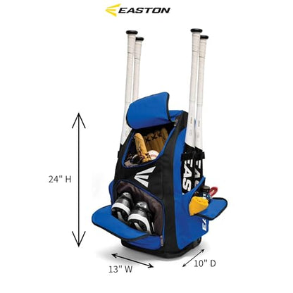 Easton | TRAVELER STAND-UP Wheeled Equipment Bag | Baseball & Softball | Multiple Colors - color: Purple