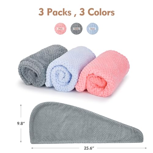 Stocking Stuffers for Women Teen Girls Microfiber Hair Towel for Women