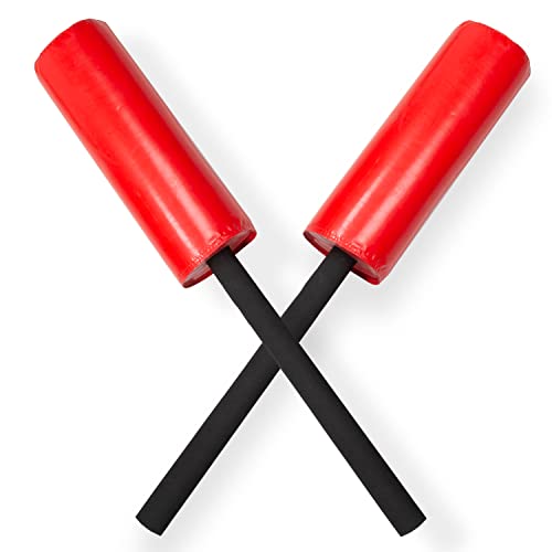 Play Platoon Padded Blocking Guards, 2 Pack - Red Pugil Sticks