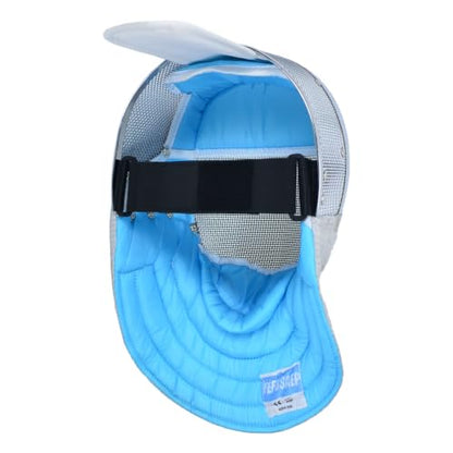 Sabre Fencing Mask - 350N Mask with Removable Lining - CE Certified Sabre Fencing Helmet - color: Fixed Lining, size: X-Large